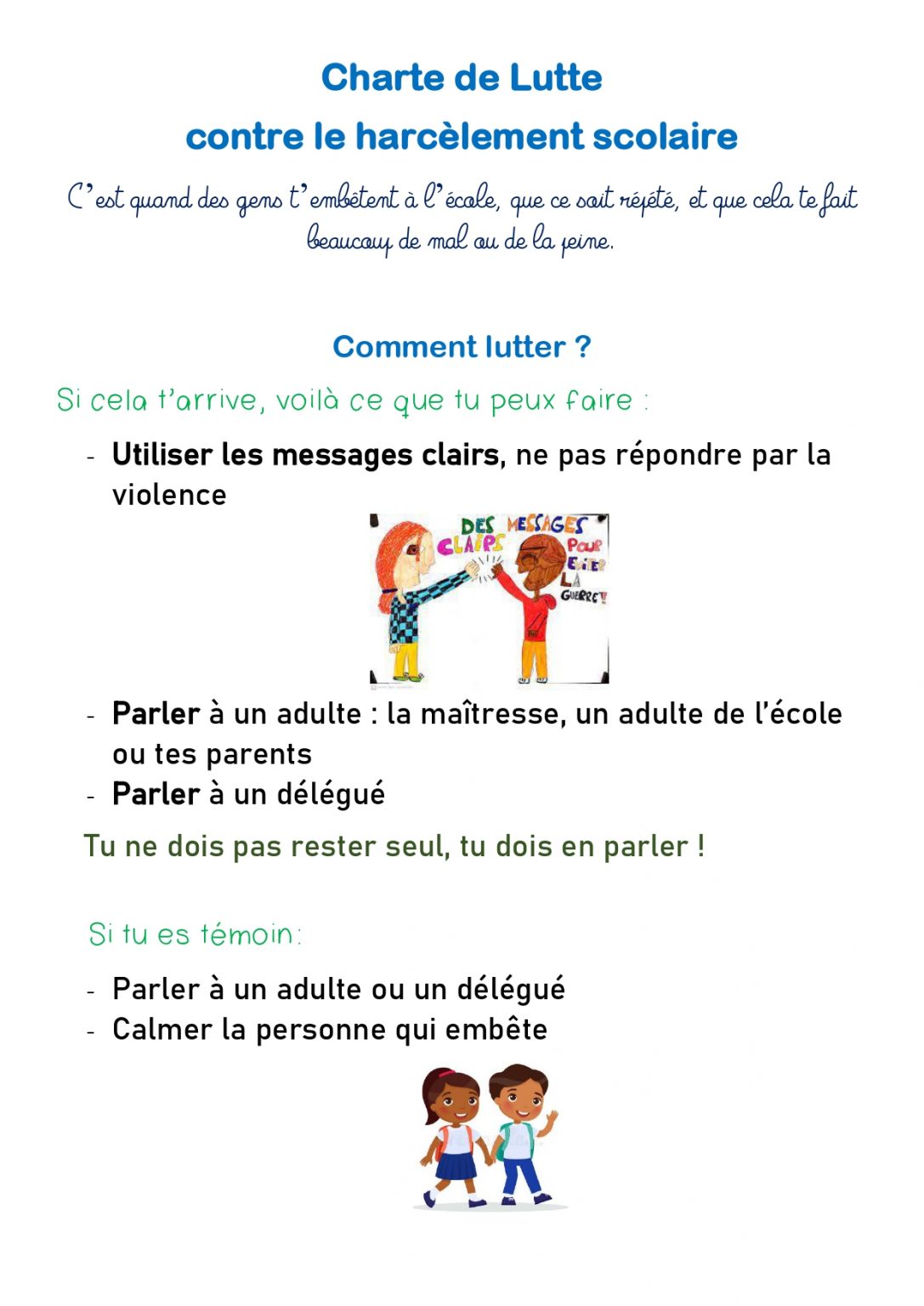Charte de lutte contre le harcèlement | L'école primaire Jean Scherer ...